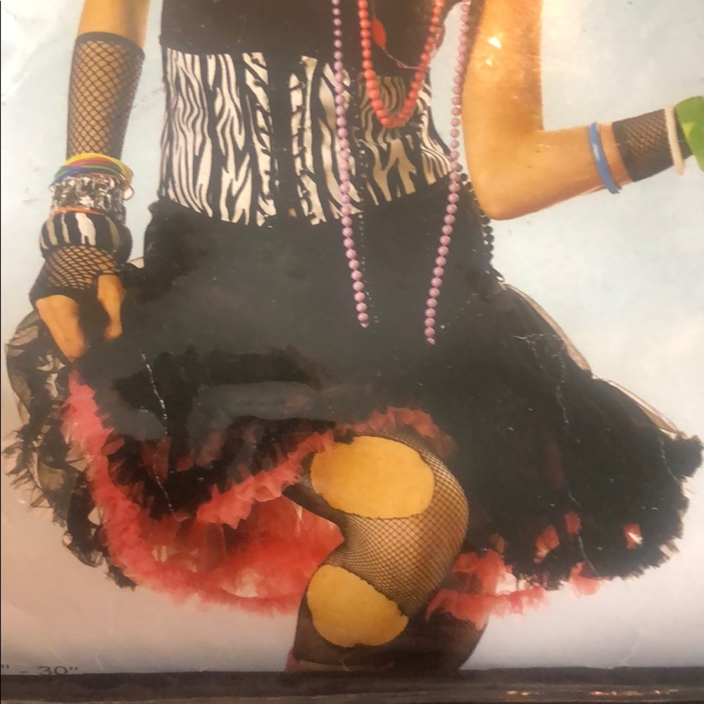 Costune. Halloween. Petticoat tutu reversible .